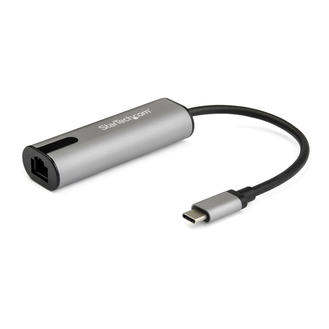StarTech.com Adaptador de Red Ethernet USB-C - Adaptador de Red LAN NIC Ethernet RJ45 NBASE-T USB Tipo C USB 3.0 de 2,5Gb - Compatible con Thunderbolt 3 - Mac/Surface
