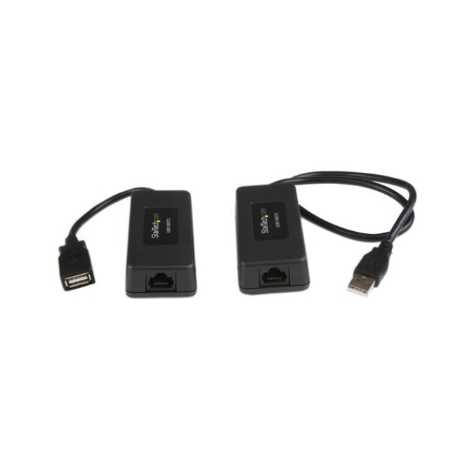 StarTech.com Extensor 1 puerto USB 1.1 por cable Ethernet Cat5 Cat6 UTP RJ45 40m de alcance rango