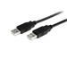 StarTech.com Cable de 2m USB 2.0 Alta Velocidad Macho a Macho USB A - Negro