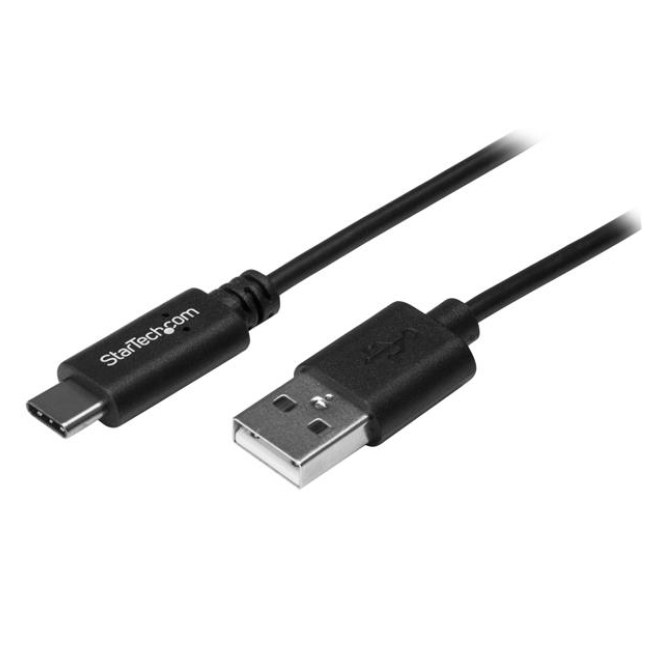 StarTech.com Cable de Carga y Sincronización USB-A a USB-C de 2m - Cable de Datos USB-A a USB Tipo C - M/M - Negro - Certificado USB-IF