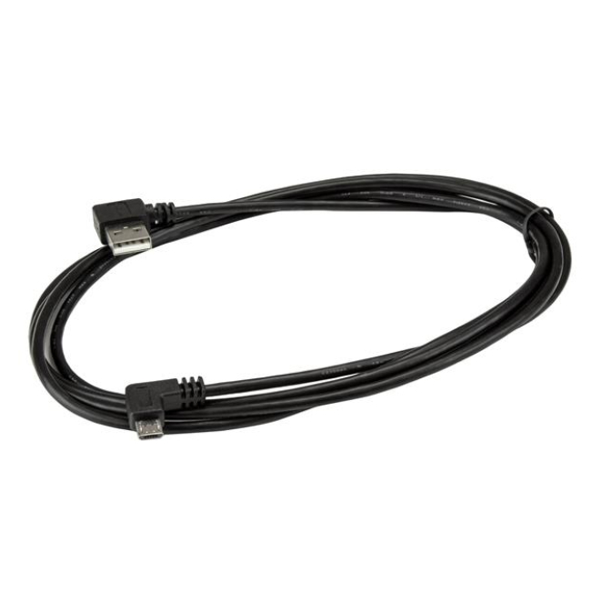 StarTech.com Cable de 2m Micro USB con conector acodado a la derecha