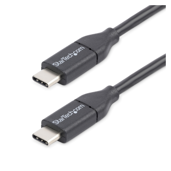 StarTech.com Cable de 0,5m USB-C de Carga - para Carga y Sincronización - PD de 60W y 3A - Cable USB 2.0 USB Tipo C de Carga para Portátil