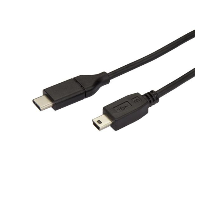 StarTech.com Cable de 2m USB-C a Mini USB-B - Cable Adaptador USB Tipo C a USB Mini B