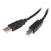 StarTech.com Cable USB de 2m para Impresora - USB A Macho a USB B Macho - Adaptador Negro