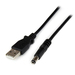 StarTech.com Cable adaptador de 2m USB A macho a conector tipo barril N