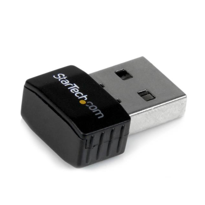 StarTech.com Mini Adaptador de Red Inalámbrico USB 2.0 a Wireless N de 300 Mbps - Wifi Externo 802.11n 2T2R