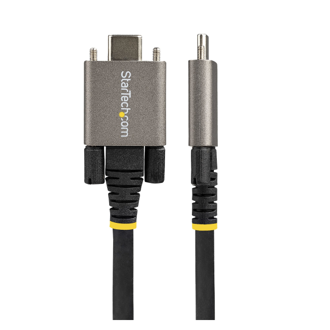 Conexión estable con tornillos laterales de fijación USB-C StarTech.com