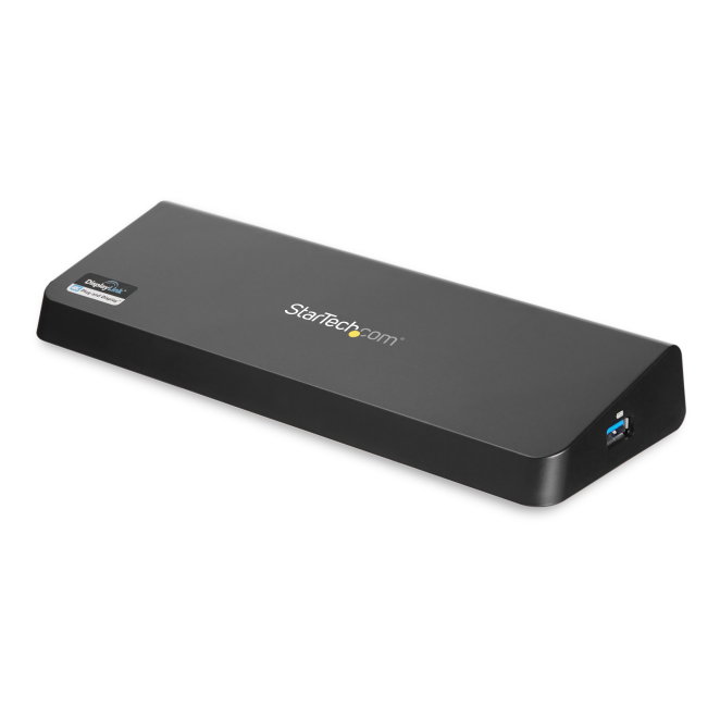 StarTech.com Docking Station USB 3.0 para 2 Monitores HDMI y DisplayPort 4K - USB 3.0 a 4x USB-A, Ethernet, HDMI y DP - Replicador de Puertos Universal para Ordenador Portátil Mac/Win
