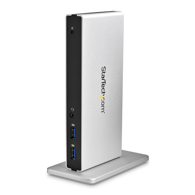 StarTech.com Docking Station USB 3.0 para Dos Monitores con DVI y Soporte Vertical