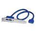 StarTech.com Cabezal Bracket de 2 puertos USB 3.0 SuperSpeed con conexión a Placa Base