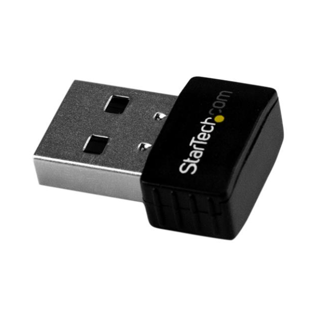 StarTech.com Micro Adaptador de Red Inalámbrica Wifi USB AC600 Externo - Wireless 1T1R 802.11ac - 2,4GHz y 5GHz