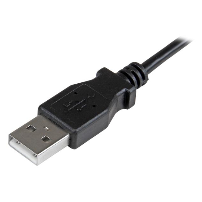 StarTech USBAUB2MRA Cable Reforzado de 2 metros Negro
