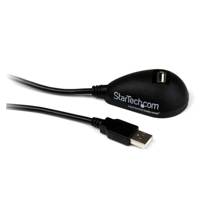 StarTech.com Cable de 1,5m de Extensión Alargador USB 2.0 de Sobremesa - Macho a Hembra USB A