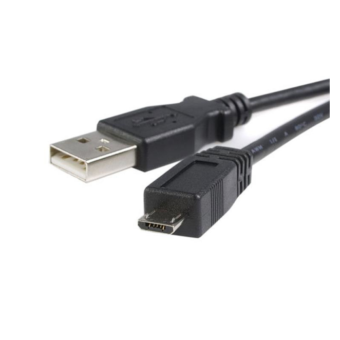 StarTech.com Cable 3m Micro USB B a USB A Cargador para Teléfono Móvil Datos USB 2.0 - Macho a Macho - Negro