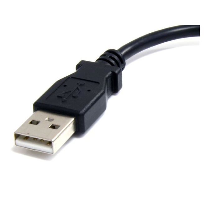 StarTech.com Cable adaptador USB A a Micro USB negro para carga y datos