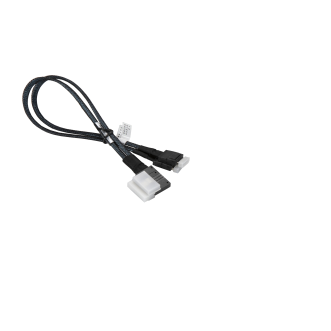 Supermicro CBL-SAST-0817 cable Serial Attached SCSI (SAS) 0,36 m Negro