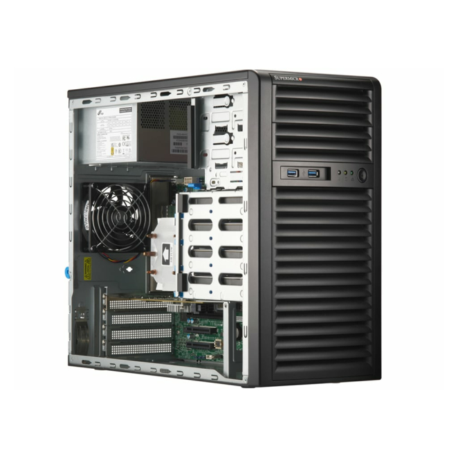 Supermicro SYS-531R-I Mini-Tower Negro