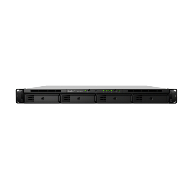 Synology RackStation RS1619XS+ servidor de almacenamiento NAS Bastidor (1U) Intel® Xeon® D D-1527 8 GB DDR4 0 TB DiskStation Manager Negro
