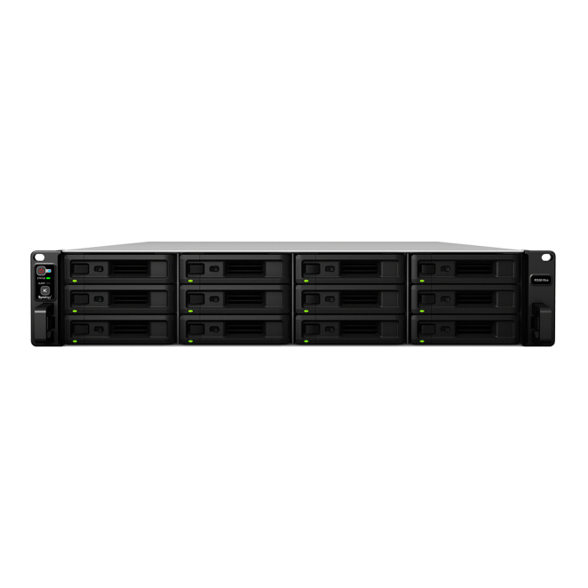 Synology RackStation RS3618xs NAS Bastidor (2U) Intel® Xeon® D D-1521 8 GB DDR4 0 TB DiskStation Manager Negro