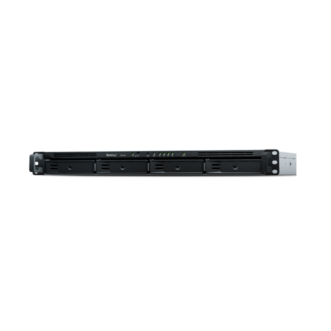 Synology RX418 unidad de disco multiple 0 TB Bastidor (1U) Negro, Gris