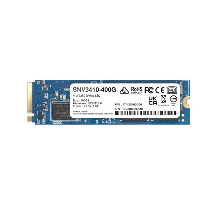 Synology SNV3410 400 GB M.2 PCI Express 3.0 NVMe