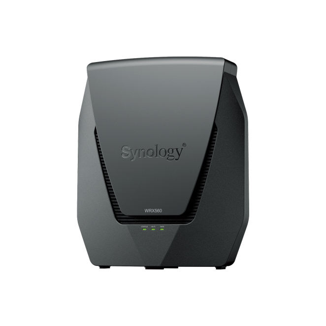 Synology WRX560 router inalámbrico Gigabit Ethernet Doble banda (2,4 GHz / 5 GHz) Negro