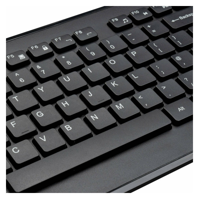 Targus AKM610NO teclado Ratón incluido Universal RF inalámbrico QWERTY Nórdico Negro