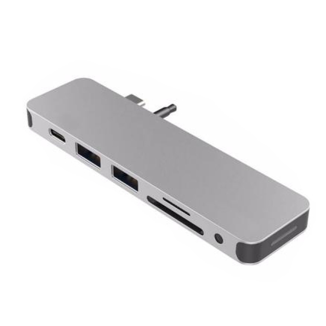 HYPER GN21D-SILVER base para portátil y replicador de puertos Plata