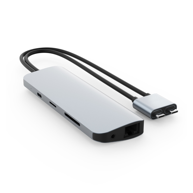 HYPER HD392-SILVER base para portátil y replicador de puertos USB 3.2 Gen 1 (3.1 Gen 1) Type-C Plata