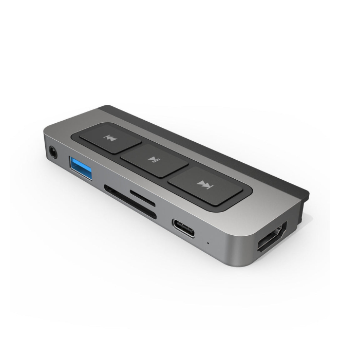 Targus HD449 hub de interfaz USB Tipo C 5000 Mbit/s Plata