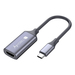 Techly I-USB-VIDEO-C4K adaptador de cable de vídeo HDMI tipo A (Estándar) USB Tipo C Plata