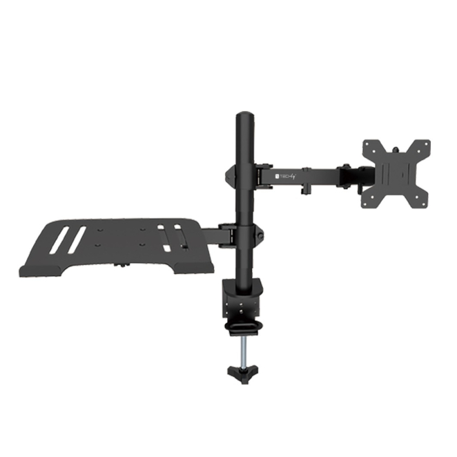 Techly ICA-LCD 174NB soporte para monitor 81,3 cm (32″) Escritorio Negro