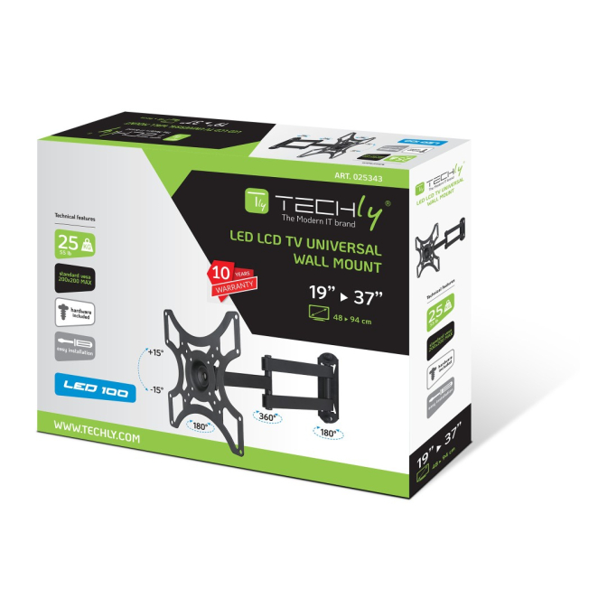 Soporte para TV Techly ICA-LCD 2923B negro
