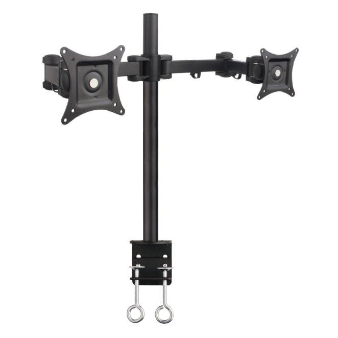 Techly ICA-LCD 482-D soporte para monitor 68,6 cm (27″) Escritorio Negro