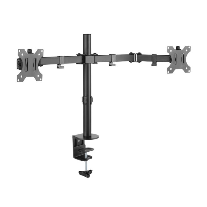 Techly ICA-LCD 582-D soporte para monitor 81,3 cm (32″) Escritorio Negro