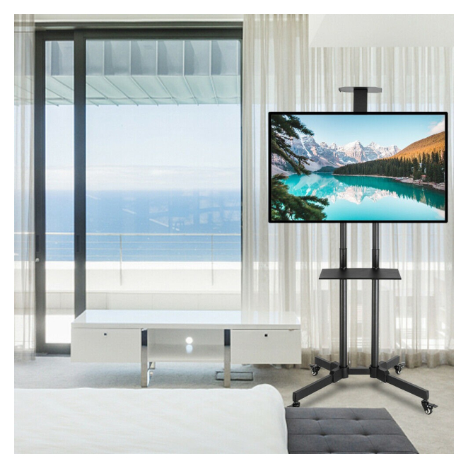 Techly soporte de pantalla ajustable con ruedas. Experiencia de usuario