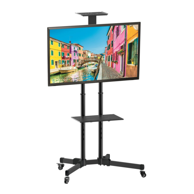 Techly ICA-TR16T soporte para pantalla de señalización 177,8 cm (70'') Negro. Frente