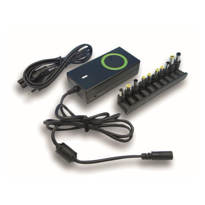 Techly IPW-NTS70WTY adaptador e inversor de corriente Universal 70 W Negro