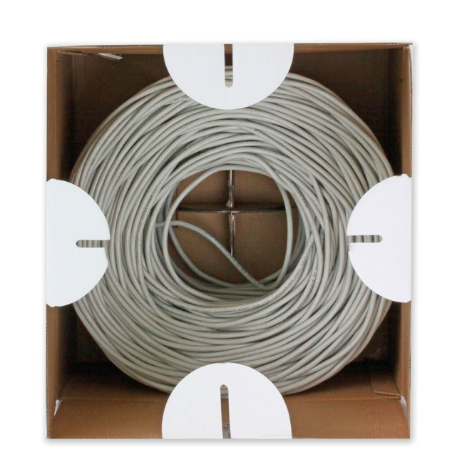 Techly ITP8-FLU-0305 cable de red Gris 305 m Cat5e U/UTP experiencia de usuario
