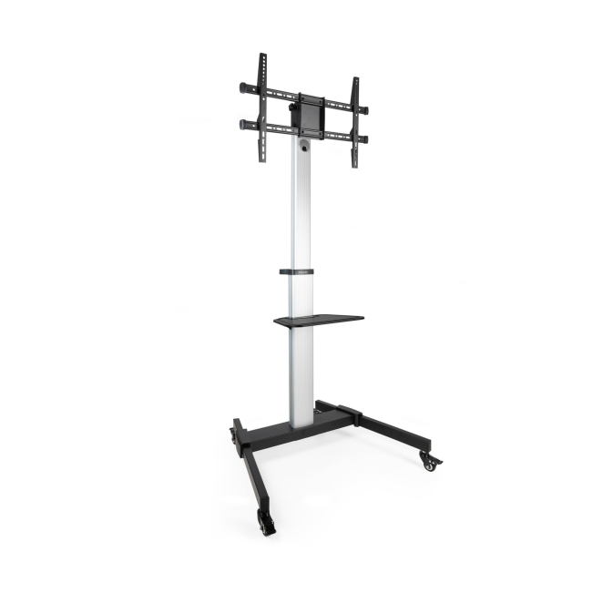 TooQ Hera Soporte de Suelo de Aluminio con Ruedas para Pantalla 37″-86″