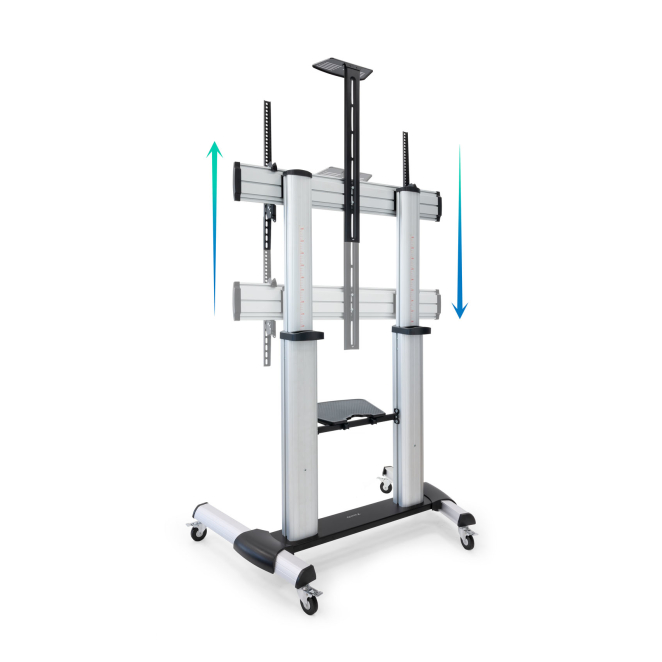 Soporte de suelo con ruedas TooQ Partenón ajustable