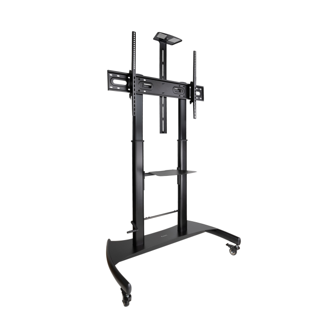 TooQ Ares Soporte de Suelo con Ruedas con Regulación de Altura para Pantallas 60″-100″