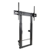 TooQ Lottus Soporte de Suelo/Pared Fijo con Regulación de Altura para Pantallas 55″-100″, Negro