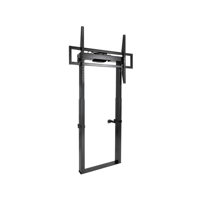 TooQ TITAN Soporte de Suelo Fijo con Regulación Eléctrica de Altura para Pantallas 55″-100″, Negro