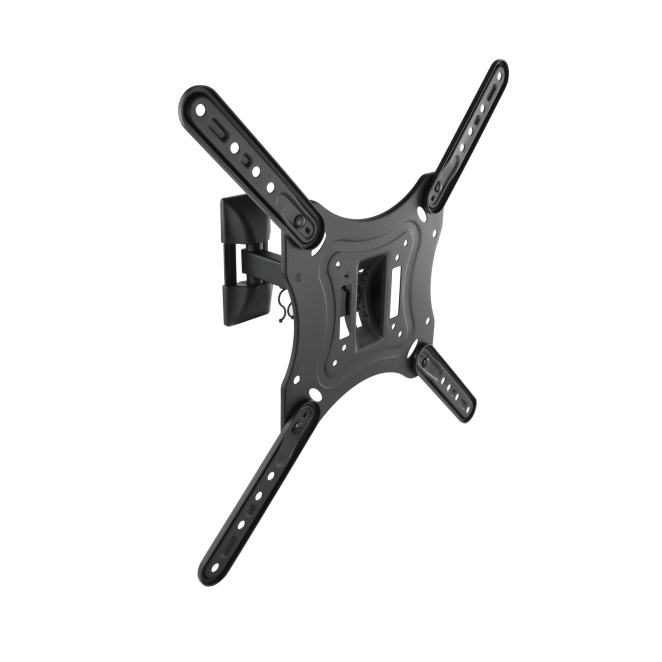 TooQ Soporte Giratorio e Inclinable para Monitor / TV LCD, Plasma de 23”- 55”, con Dos Pivotes, Negro