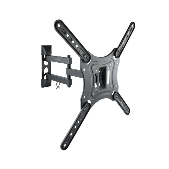 TooQ Soporte Giratorio e Inclinable para Monitor / TV LCD, Plasma de 23”- 55”, con Tres Pivotes, Negro