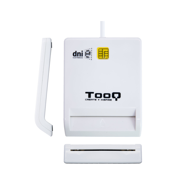 TooQ Lector de Tarjetas Externo DNIe en blanco