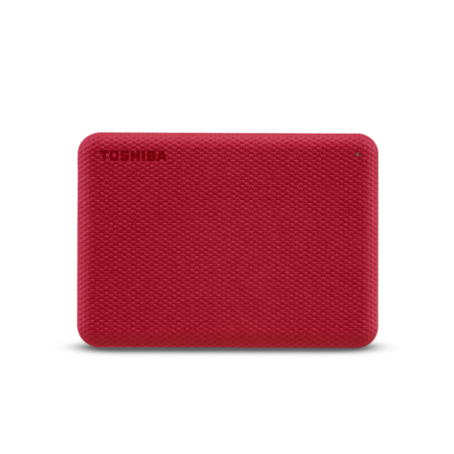 Toshiba Canvio Advance disco duro externo 4 TB 2.5″ USB tipo A 2.0/3.2 Gen 1 (3.1 Gen 1) Rojo