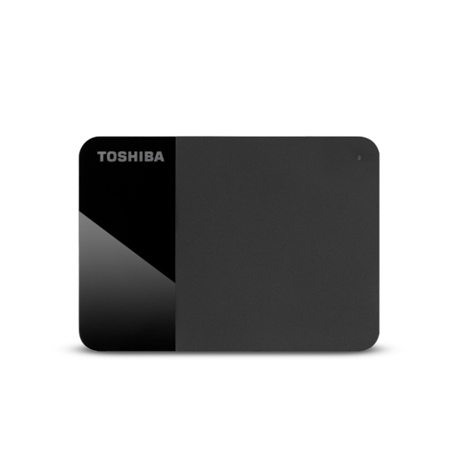 Vista lateral del Toshiba Canvio Ready disco duro externo 2 TB