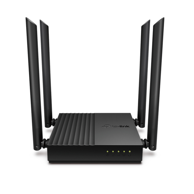 TP-Link ARCHER A64 router inalámbrico Gigabit Ethernet Doble banda (2,4 GHz / 5 GHz) Negro